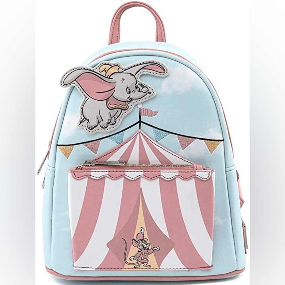 ☁️ 🎪 Loungefly Dumbo Flying Circus Tent Mini Backpack☁️🎪